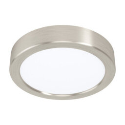 Satin Nickel 160mm Round Led Wall And Ceiling Light - 10.5W 4000K - thumbnail 1