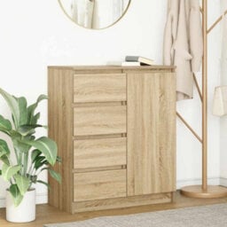 Vidaxl Sideboard With Drawers Sonoma Oak 71X35X84 Cm Engineered Wood - thumbnail 1