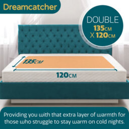 Dreamcatcher Double Electric Blanket Heated Bed Double Size Underblanket Polyester Detachable Control 3 Heat Settings - thumbnail 4