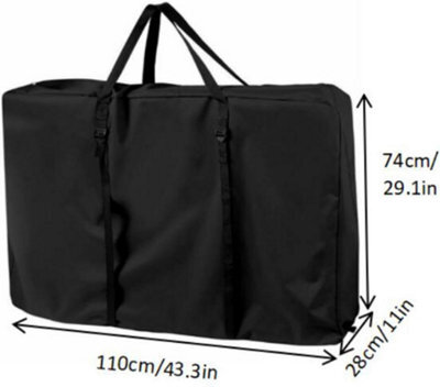 Storage Cover For Folding Chairs, Protective Outdoor Waterproof Bag With Zipper - image 1