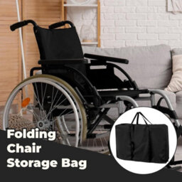 Storage Cover For Folding Chairs, Protective Outdoor Waterproof Bag With Zipper - thumbnail 4
