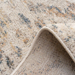 Loomed Neutral Beige Distressed Diamond Soft Living Area Rug 200X290Cm - thumbnail 4