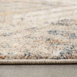 Loomed Neutral Beige Distressed Diamond Soft Living Area Rug 200X290Cm - thumbnail 5