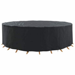 Walplus Outdoor Furniture Cover Black 320 X 320 X 71 Cm 420D Fabric - thumbnail 3