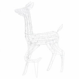 Walplus Acrylic Reindeer Family Christmas Decoration 300 Led Cold White - thumbnail 8