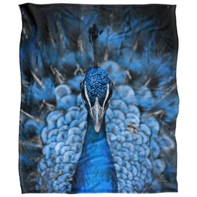 Reinders Silky Peacock Supersoft Blanket Multicoloured (One Size) - image 1