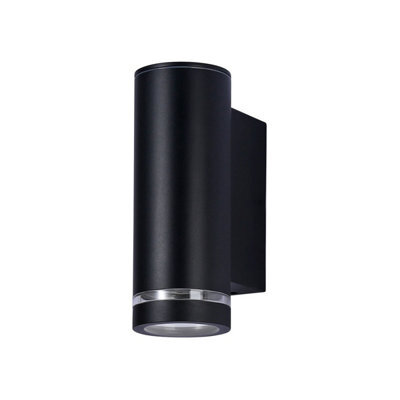 Luminosa Lighting Luminosa Fondo Outdoor Wall Down Lamp Black 4000K Neutral White Ip54 - image 1