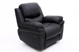 More4Homes Madison Electric Recliner Bonded Leather Automatic Armchair Sofa Home Lounge Chair (Black) - thumbnail 2