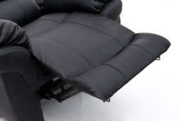 More4Homes Madison Electric Recliner Bonded Leather Automatic Armchair Sofa Home Lounge Chair (Black) - thumbnail 6