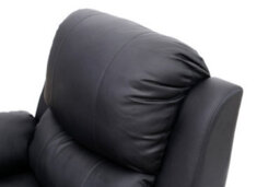 More4Homes Madison Electric Recliner Bonded Leather Automatic Armchair Sofa Home Lounge Chair (Black) - thumbnail 7