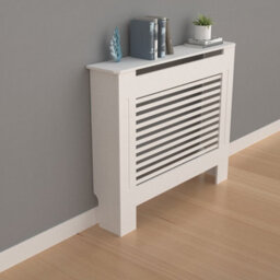 Fativo Horizontal Radiator Cover Grill Shelf Cabinet Mdf Wood Modern Traditional Furniture (19D X 111W X 92.2H Cm) - thumbnail 9