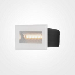 Luminosa Lighting Luminosa Maytoni Bosca Outdoor Recessed Wall Lamp White, 8.4Cm, 3000K Ip65 - thumbnail 1