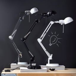 Colours Tutti Black Desk Lamp - thumbnail 4