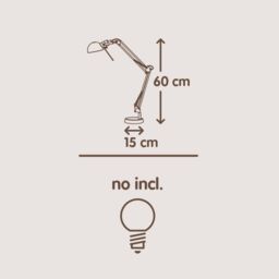 Colours Tutti Black Desk Lamp - thumbnail 6
