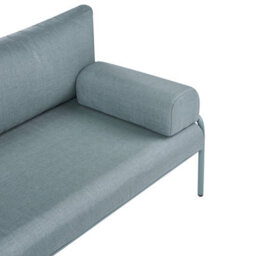 Beliani Garden Sofa 2 Seater Solofra Metal Mint Green - thumbnail 7