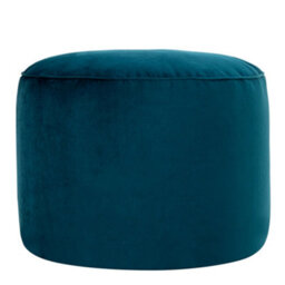 icon Milano Velvet Bean Bag Pouffe Teal Green Large Velvet Footstools - thumbnail 3