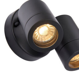 Luminosa Lighting Luminosa Palin Outdoor Spotlight 2 Light Anthracite Grey Ip44 - thumbnail 3