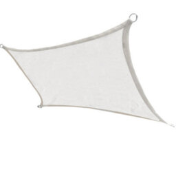 Sundaze 4X3M Sun Shade Sail Rectangle Hdpe Breathable Uv Block Sunscreen White With Free Rope - thumbnail 1
