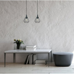 Luminosa Lighting Luminosa Selene Wire Frame Pendant Ceiling Light Black 2X E27 - thumbnail 3