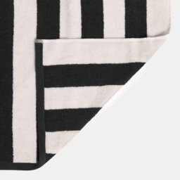 OHS Stripe 100% Cotton Hand Towel Hotel Luxury Shower Soft Absorbent, White - 4Pc - thumbnail 5
