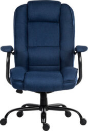 Teknik Goliath Duo Heavy Duty Executive Chair Ink Blue Fabric Rated To 27 Stone - thumbnail 2