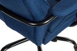 Teknik Goliath Duo Heavy Duty Executive Chair Ink Blue Fabric Rated To 27 Stone - thumbnail 3