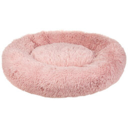 Beliani  Pet Bed Kulu Faux Fur Pink