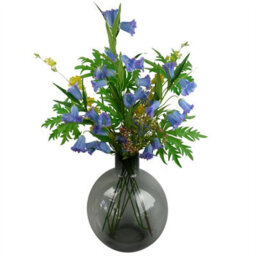 Leaf 55Cm Artificial Foliage Stem With Pink Berries - thumbnail 4