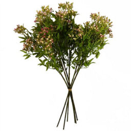 Leaf 55Cm Artificial Foliage Stem With Pink Berries - thumbnail 7