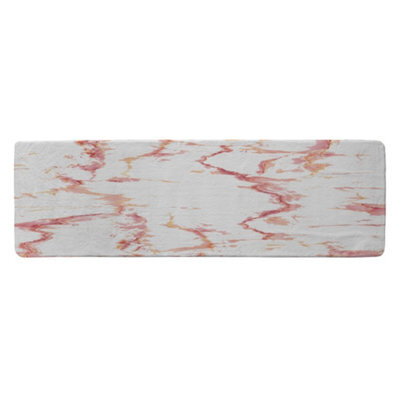 Benjamin Tate Design Pink Marble Runner Special Soft Home Rug - image 1