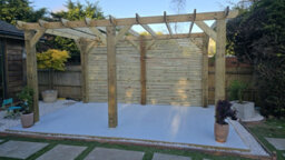 "NLC(DRIFFIELD)LIMITED Nlc Xl Wooden Pergola 5.4M X 3.6M (17'9"" X 11'10"") With Heavy Duty Tanalised Timber" - thumbnail 5
