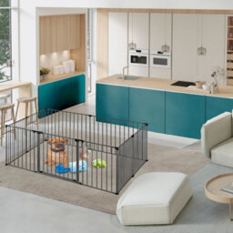 Bettacare Pet Pen With Mat, Pentagon, 5 X 72Cm, Grey, 70Cm High - thumbnail 3