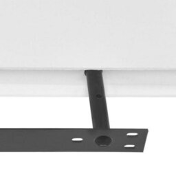 Berkfield 2 White Mdf Floating Wall Display Shelves Book/dvd Storage - thumbnail 3