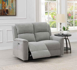 Erdington Power Recliner 2 Seater Sofa - Light Grey