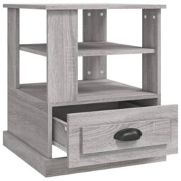 Berkfield Side Table Grey Sonoma 50X50X60 Cm Engineered Wood - thumbnail 8