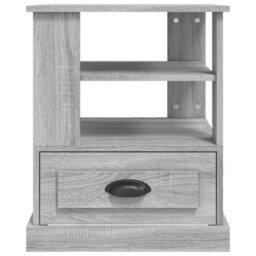 Berkfield Side Table Grey Sonoma 50X50X60 Cm Engineered Wood - thumbnail 6