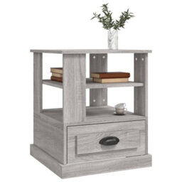 Berkfield Side Table Grey Sonoma 50X50X60 Cm Engineered Wood - thumbnail 4