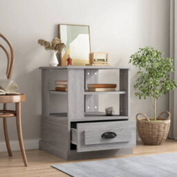 Berkfield Side Table Grey Sonoma 50X50X60 Cm Engineered Wood - thumbnail 3