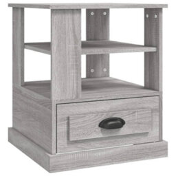 Berkfield Side Table Grey Sonoma 50X50X60 Cm Engineered Wood - thumbnail 2
