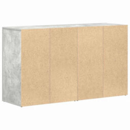 Berkfield Sideboard Concrete Grey Engineered Wood 120 X 36 X 69 Cm Storage - thumbnail 8