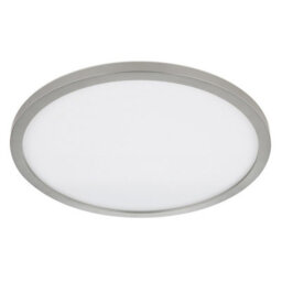 Luminosa Lighting Luminosa Sapana 30Cm Round Flush Ceiling Light Nickel Matt Ip44 Led 3000K - thumbnail 2
