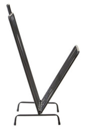 Orsina Avento Black Magazine Rack - thumbnail 4