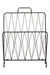 Orsina Avento Black Magazine Rack - thumbnail 2