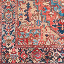 Livabliss Iris-Vintage Red Blue Beige Traditional Boho Living Dining Bedroom Rug 107 X 168 Cm Easy Care, Non Shedding - thumbnail 7