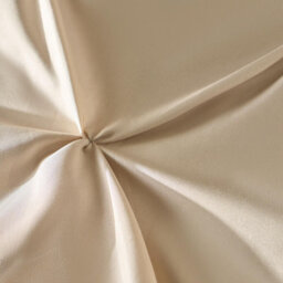 Ohs Pintuck Bedding Set Microfibre Pinch Pleat Duvet Cover With Pillowcase, Natural - King - thumbnail 5