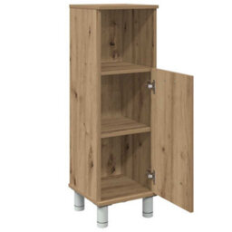 Berkfield Bathroom Cabinet Artisan Oak 30X30X95 Cm Engineered Wood - thumbnail 4