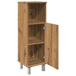 Berkfield Bathroom Cabinet Artisan Oak 30X30X95 Cm Engineered Wood - thumbnail 7