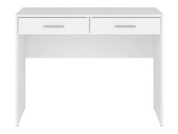 Arte Nepo Plus 100Cm White Study Desk - Modern Youth Desk With 2 Drawers - thumbnail 3