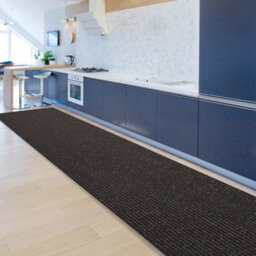 Floordirekt Granada Needle Felt Kitchen Runner Mat Non Slip Easy Clean Sound Absorbing Hallway Indoor Brown 80 X 600 Cm - thumbnail 3