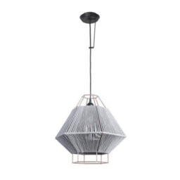 Luminosa Lighting Luminosa Legato 1 Light Wall / Ceiling Pendant Black, Grey, E27